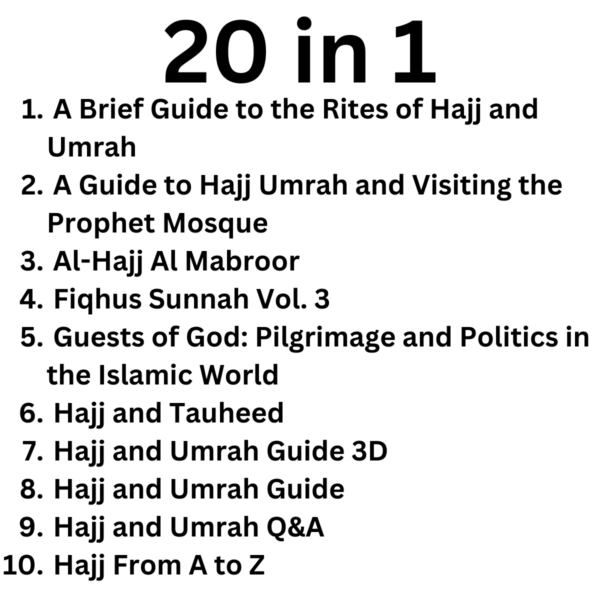 Everything You Need to Learn to Prepare for Hajj and Umrah (20 in 1) - SunnahSak.com 3