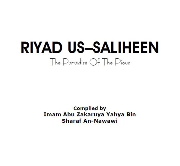 Riyadus Salihin - Imam AN-NAWAWI 2