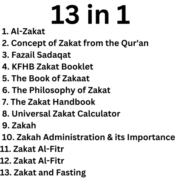 Zakat Collection (13 in 1) - SunnahSak.com 3